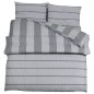 vidaXL Bettwäsche-Set Grau 140x200 cm Baumwolle vidaXL Bettwäsche-Set Grau 140x200 cm Baumwolle