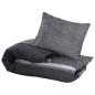 vidaXL Bettwäsche-Set Dunkelgrau 155x220 cm Baumwolle vidaXL Bettwäsche-Set Dunkelgrau 155x220 cm Baumwolle