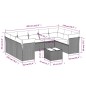 vidaXL 10-tlg. Garten-Sofagarnitur mit Kissen Beige Poly Rattan vidaXL 10-tlg. Garten-Sofagarnitur mit Kissen Beige Poly Rattan
