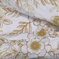 vidaXL Bettwäsche-Set Weiß und Braun 200x200 cm Baumwolle vidaXL Bettwäsche-Set Weiß und Braun 200x200 cm Baumwolle