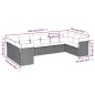 vidaXL 10-tlg. Garten-Sofagarnitur mit Kissen Beige Poly Rattan vidaXL 10-tlg. Garten-Sofagarnitur mit Kissen Beige Poly Rattan