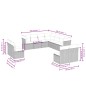 vidaXL 11-tlg. Garten-Sofagarnitur mit Kissen Beige Poly Rattan vidaXL 11-tlg. Garten-Sofagarnitur mit Kissen Beige Poly Rattan