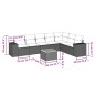vidaXL 8-tlg. Garten-Sofagarnitur mit Kissen Beige Poly Rattan vidaXL 8-tlg. Garten-Sofagarnitur mit Kissen Beige Poly Rattan