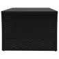 vidaXL Couchtisch Schwarz 100x50x40 cm Poly Rattan vidaXL Couchtisch Schwarz 100x50x40 cm Poly Rattan