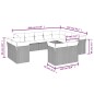 vidaXL 12-tlg. Garten-Sofagarnitur mit Kissen Beige Poly Rattan vidaXL 12-tlg. Garten-Sofagarnitur mit Kissen Beige Poly Rattan