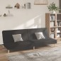vidaXL Schlafsofa 2-Sitzer Schwarz Stoff vidaXL Schlafsofa 2-Sitzer Schwarz Stoff