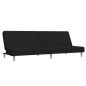vidaXL Schlafsofa 2-Sitzer Schwarz Stoff vidaXL Schlafsofa 2-Sitzer Schwarz Stoff
