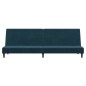 vidaXL Schlafsofa 2-Sitzer Blau Samt vidaXL Schlafsofa 2-Sitzer Blau Samt
