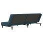 vidaXL Schlafsofa 2-Sitzer Blau Samt vidaXL Schlafsofa 2-Sitzer Blau Samt