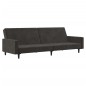 vidaXL Schlafsofa 2-Sitzer Dunkelgrau Samt vidaXL Schlafsofa 2-Sitzer Dunkelgrau Samt