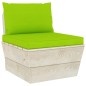Garten-Palettensofa 4-Sitzer mit Kissen Fichtenholz Garten-Palettensofa 4-Sitzer mit Kissen Fichtenholz