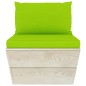Garten-Palettensofa 4-Sitzer mit Kissen Fichtenholz Garten-Palettensofa 4-Sitzer mit Kissen Fichtenholz