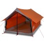 vidaXL Campingzelt 2 Personen Grau & Orange 193x122x96 cm 185T Taft vidaXL Campingzelt 2 Personen Grau & Orange 193x122x96 cm 185T Taft