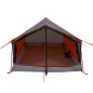 vidaXL Campingzelt 2 Personen Grau & Orange 193x122x96 cm 185T Taft vidaXL Campingzelt 2 Personen Grau & Orange 193x122x96 cm 185T Taft