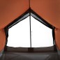 vidaXL Campingzelt 2 Personen Grau & Orange 193x122x96 cm 185T Taft vidaXL Campingzelt 2 Personen Grau & Orange 193x122x96 cm 185T Taft