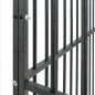 vidaXL Hundelaufstall 20-tlg. Schwarz Verzinkter Stahl vidaXL Hundelaufstall 20-tlg. Schwarz Verzinkter Stahl