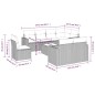 vidaXL 9-tlg. Garten-Sofagarnitur mit Kissen Beige Poly Rattan vidaXL 9-tlg. Garten-Sofagarnitur mit Kissen Beige Poly Rattan