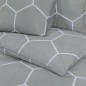 vidaXL Bettwäsche-Set Grau 140x200 cm Baumwolle vidaXL Bettwäsche-Set Grau 140x200 cm Baumwolle