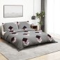 vidaXL Bettwäsche-Set Grau 140x200 cm Baumwolle vidaXL Bettwäsche-Set Grau 140x200 cm Baumwolle