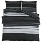vidaXL Bettwäsche-Set Schwarz und Weiß 140x200 cm Baumwolle vidaXL Bettwäsche-Set Schwarz und Weiß 140x200 cm Baumwolle
