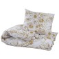 vidaXL Bettwäsche-Set Weiß und Braun 155x220 cm Baumwolle vidaXL Bettwäsche-Set Weiß und Braun 155x220 cm Baumwolle