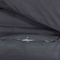 vidaXL Bettwäsche-Set Schwarz 140x200 cm Baumwolle vidaXL Bettwäsche-Set Schwarz 140x200 cm Baumwolle