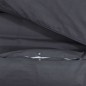 vidaXL Bettwäsche-Set Schwarz 200x200 cm Baumwolle vidaXL Bettwäsche-Set Schwarz 200x200 cm Baumwolle