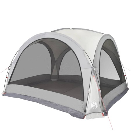 vidaXL Partyzelt Weiß 360x360x215 cm 185T Taft