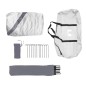 vidaXL Partyzelt Weiß 360x360x215 cm 185T Taft vidaXL Partyzelt Weiß 360x360x215 cm 185T Taft