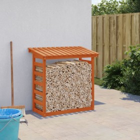 vidaXL Kaminholzregal Wachsbraun 108x64,5x110 cm Massivholz Kiefer