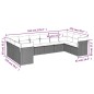 vidaXL 10-tlg. Garten-Sofagarnitur mit Kissen Beige Poly Rattan vidaXL 10-tlg. Garten-Sofagarnitur mit Kissen Beige Poly Rattan