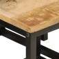 vidaXL Satztische 3 Stk. Massivholz Mango und Eisen vidaXL Satztische 3 Stk. Massivholz Mango und Eisen