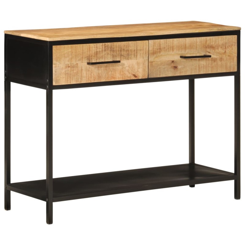 vidaXL Konsolentisch 100x35x76 cm Massivholz Mango und Eisen vidaXL Konsolentisch 100x35x76 cm Massivholz Mango und Eisen