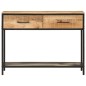 vidaXL Konsolentisch 100x35x76 cm Massivholz Mango und Eisen vidaXL Konsolentisch 100x35x76 cm Massivholz Mango und Eisen