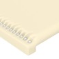 vidaXL Bettgestell mit Kopfteil Creme 180x200 cm Kunstleder vidaXL Bettgestell mit Kopfteil Creme 180x200 cm Kunstleder