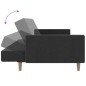 vidaXL Schlafsofa 2-Sitzer Dunkelgrau Stoff vidaXL Schlafsofa 2-Sitzer Dunkelgrau Stoff