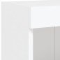 vidaXL 6-tlg. TV-Wohnwand mit LED-Leuchten Weiß vidaXL 6-tlg. TV-Wohnwand mit LED-Leuchten Weiß