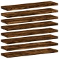 vidaXL Wandregale 8 Stk. Räuchereiche 40x10x1,5 cm Holzwerkstoff vidaXL Wandregale 8 Stk. Räuchereiche 40x10x1,5 cm Holzwerkstoff