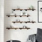 vidaXL Wandregale 8 Stk. Räuchereiche 40x10x1,5 cm Holzwerkstoff vidaXL Wandregale 8 Stk. Räuchereiche 40x10x1,5 cm Holzwerkstoff