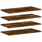 vidaXL Wandregale 4 Stk. Räuchereiche 60x20x1,5 cm Holzwerkstoff vidaXL Wandregale 4 Stk. Räuchereiche 60x20x1,5 cm Holzwerkstoff