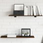 vidaXL Wandregale 4 Stk. Braun Eichen-Optik 80x20x1,5 cm Holzwerkstoff vidaXL Wandregale 4 Stk. Braun Eichen-Optik 80x20x1,5 cm Holzwerkstoff