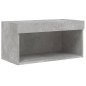 vidaXL 6-tlg. TV-Wohnwand mit LED-Leuchten Betongrau vidaXL 6-tlg. TV-Wohnwand mit LED-Leuchten Betongrau