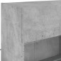 vidaXL 6-tlg. TV-Wohnwand mit LED-Leuchten Betongrau vidaXL 6-tlg. TV-Wohnwand mit LED-Leuchten Betongrau