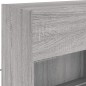 vidaXL 6-tlg. TV-Wohnwand mit LED-Leuchten Grau Sonoma vidaXL 6-tlg. TV-Wohnwand mit LED-Leuchten Grau Sonoma
