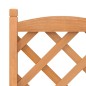 vidaXL Pflanzkübel mit Rankgitter und Rollen Braun Massivholz Tanne vidaXL Pflanzkübel mit Rankgitter und Rollen Braun Massivholz Tanne