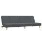 vidaXL Schlafsofa 2-Sitzer Hellgrau Stoff vidaXL Schlafsofa 2-Sitzer Hellgrau Stoff