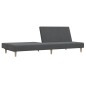 vidaXL Schlafsofa 2-Sitzer Hellgrau Stoff vidaXL Schlafsofa 2-Sitzer Hellgrau Stoff