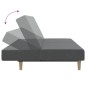 vidaXL Schlafsofa 2-Sitzer Hellgrau Stoff vidaXL Schlafsofa 2-Sitzer Hellgrau Stoff