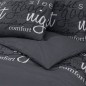 vidaXL Bettwäsche-Set Schwarz 200x220 cm Baumwolle vidaXL Bettwäsche-Set Schwarz 200x220 cm Baumwolle