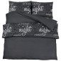 vidaXL Bettwäsche-Set Schwarz 155x220 cm Baumwolle vidaXL Bettwäsche-Set Schwarz 155x220 cm Baumwolle